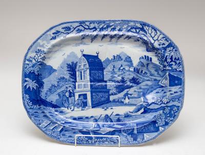 An early 19th Century blue and