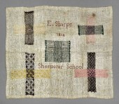 An early 19th Century darning