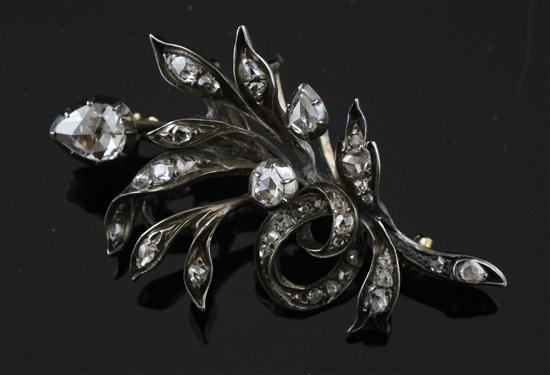 An early 19th century diamond set
