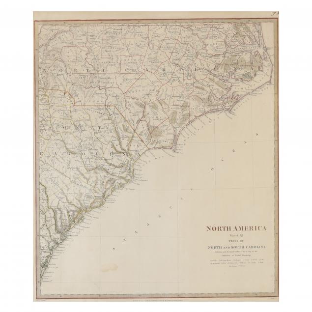 AN EARLY 19TH CENTURY ENGLISH MAP