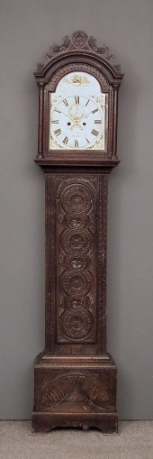 An early 19th Century oak long