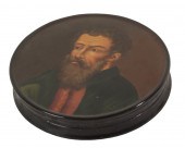 AN EARLY 19TH CENTURY PAPIER M