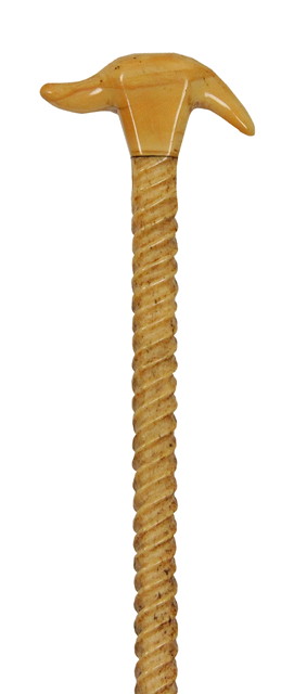An early 19th century whale bone