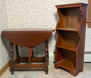 An early 20th C. drop leaf cherry