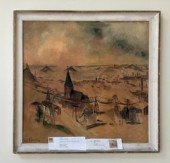 An early 20th C. oil on canvas