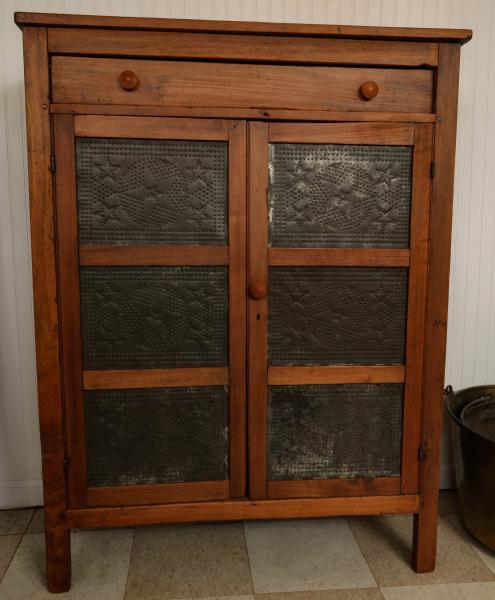 AN EARLY 20TH C. PIE SAFE WITH