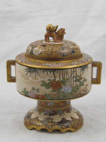 An early 20th c. Satsuma incense