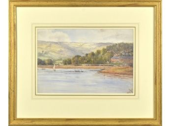An early 20th C. watercolor on