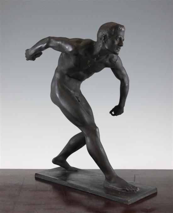 An early 20th century bronze