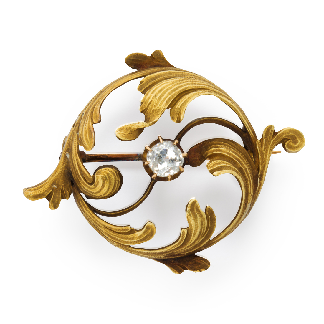 AN EARLY 20TH CENTURY DIAMOND AND