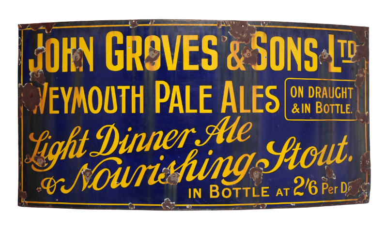 AN EARLY 20TH CENTURY ENAMELLED