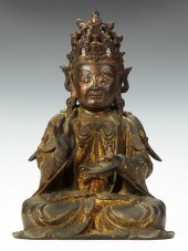 An Early Chinese Bronze Seated