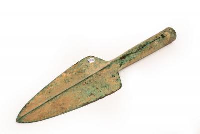 An early Luristan bronze spearhead,