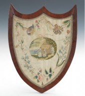 An Early Silk Embroidered Pict