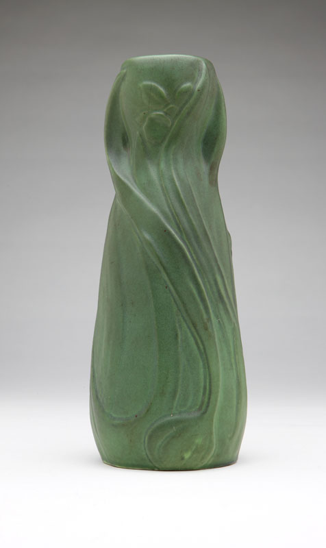 An early Van Briggle matte green