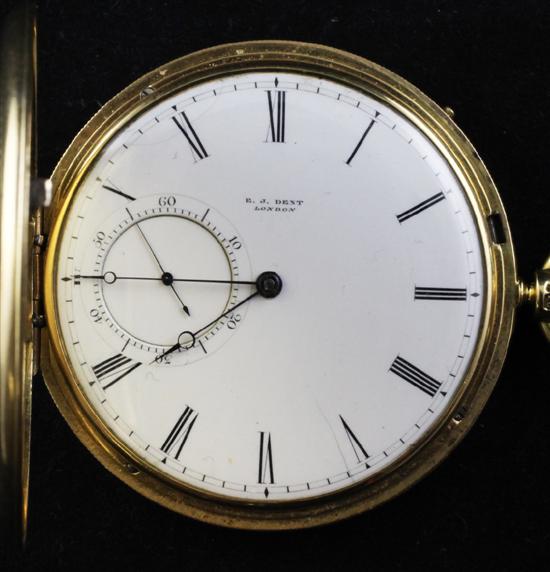 An early Victorian 18ct gold hunter