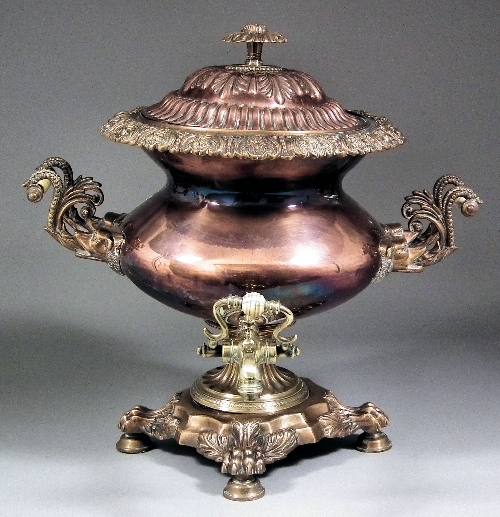 An early Victorian copper and brass
