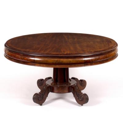An early Victorian mahogany