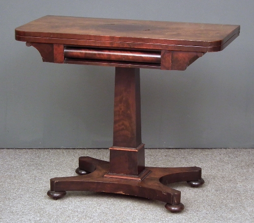An early Victorian mahogany