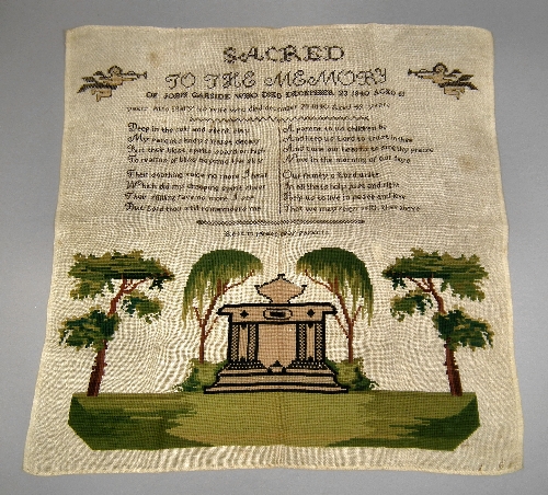 An early Victorian needlework