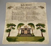 An early Victorian needlework