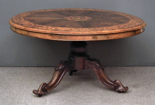 An early Victorian rosewood