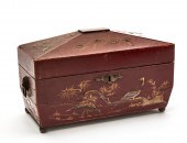 AN EAST ASIAN STYLE LACQUER PA