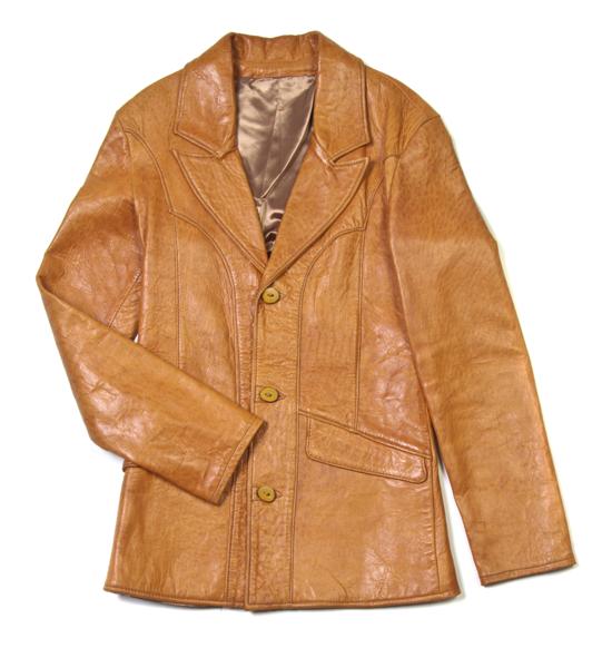 An East West Light Brown Leather