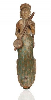 AN EASTERN EUROPEAN WOODEN SHI