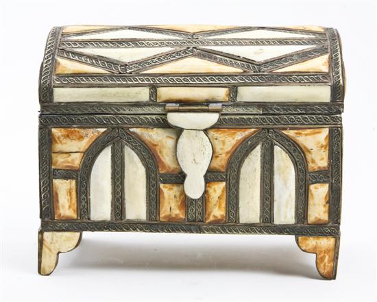 An Eastern Style Bone Veneered