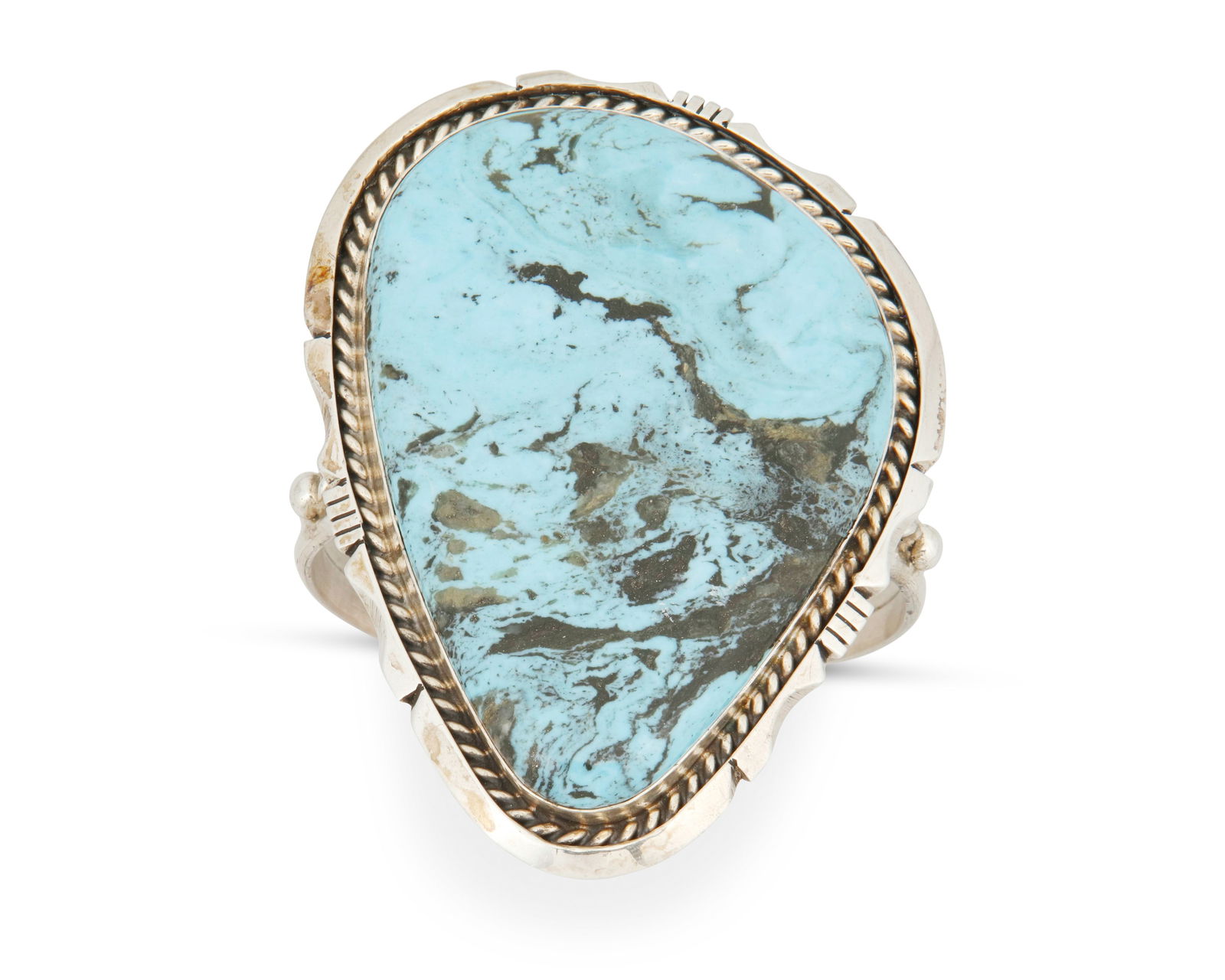 AN EDDIE SECATERO NAVAJO STERLING