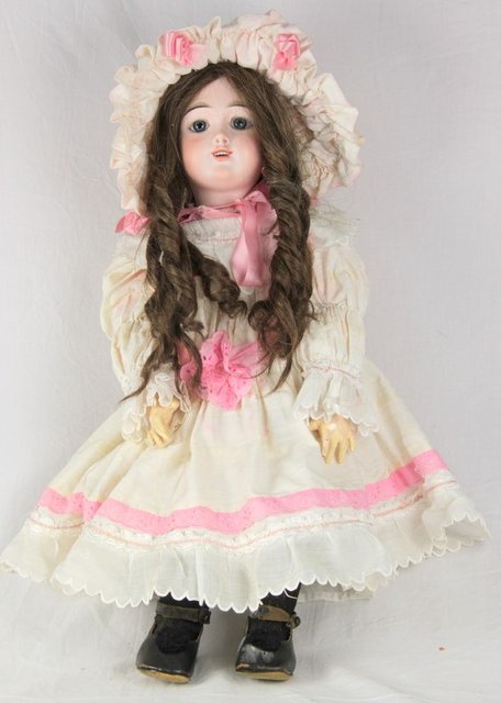 An Eden B?b? bisque head doll
