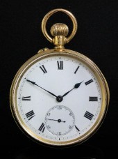 An Edward VII gentleman's 18ct