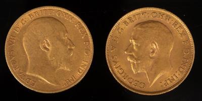 An Edward VII gold half