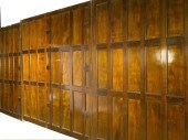 AN EDWARD VII MAHOGANY PANELLE