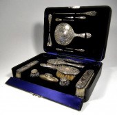 An Edward VII silver backed an