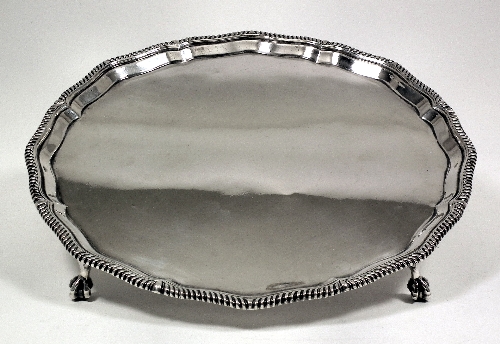 An Edward VII silver circular