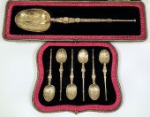 An Edward VII silver gilt Anoi