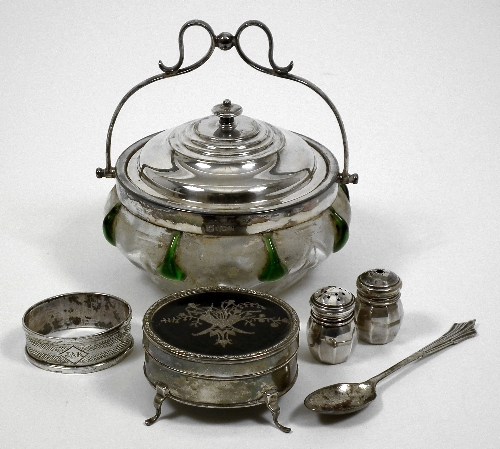An Edward VII silver mounted