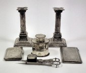 An Edward VII silver oval tea