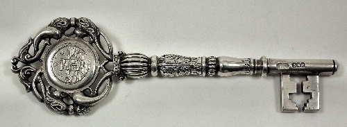 An Edward VII silver presentation