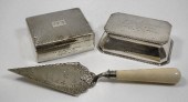 An Edward VII silver presentat