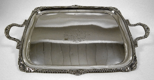 An Edward VII silver rectangular