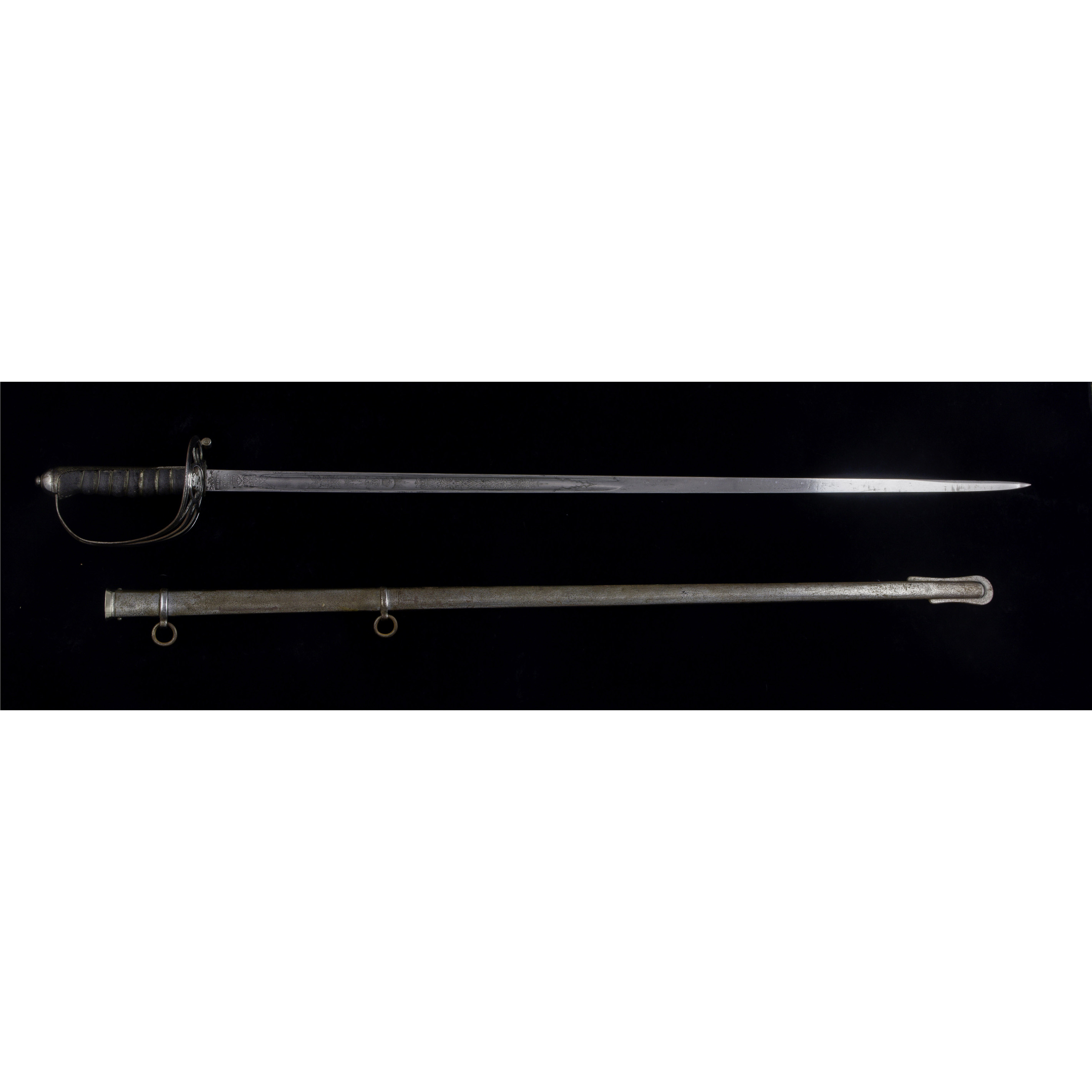 AN EDWARD VII STEEL INFANTRY