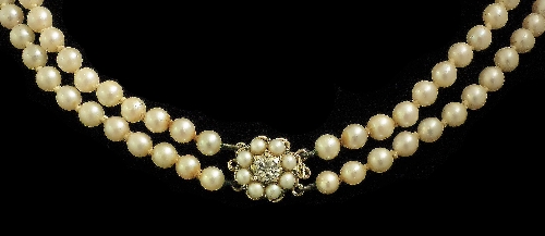 An Edwardian 450mm double strand