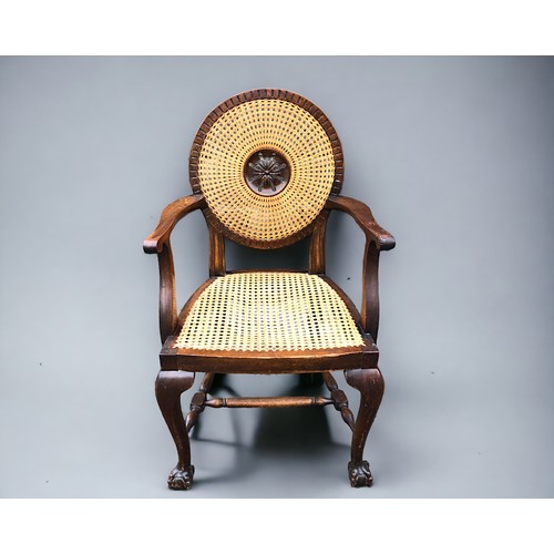 An Edwardian Bergère Roundel backed