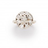 AN EDWARDIAN DIAMOND AND EIGHT