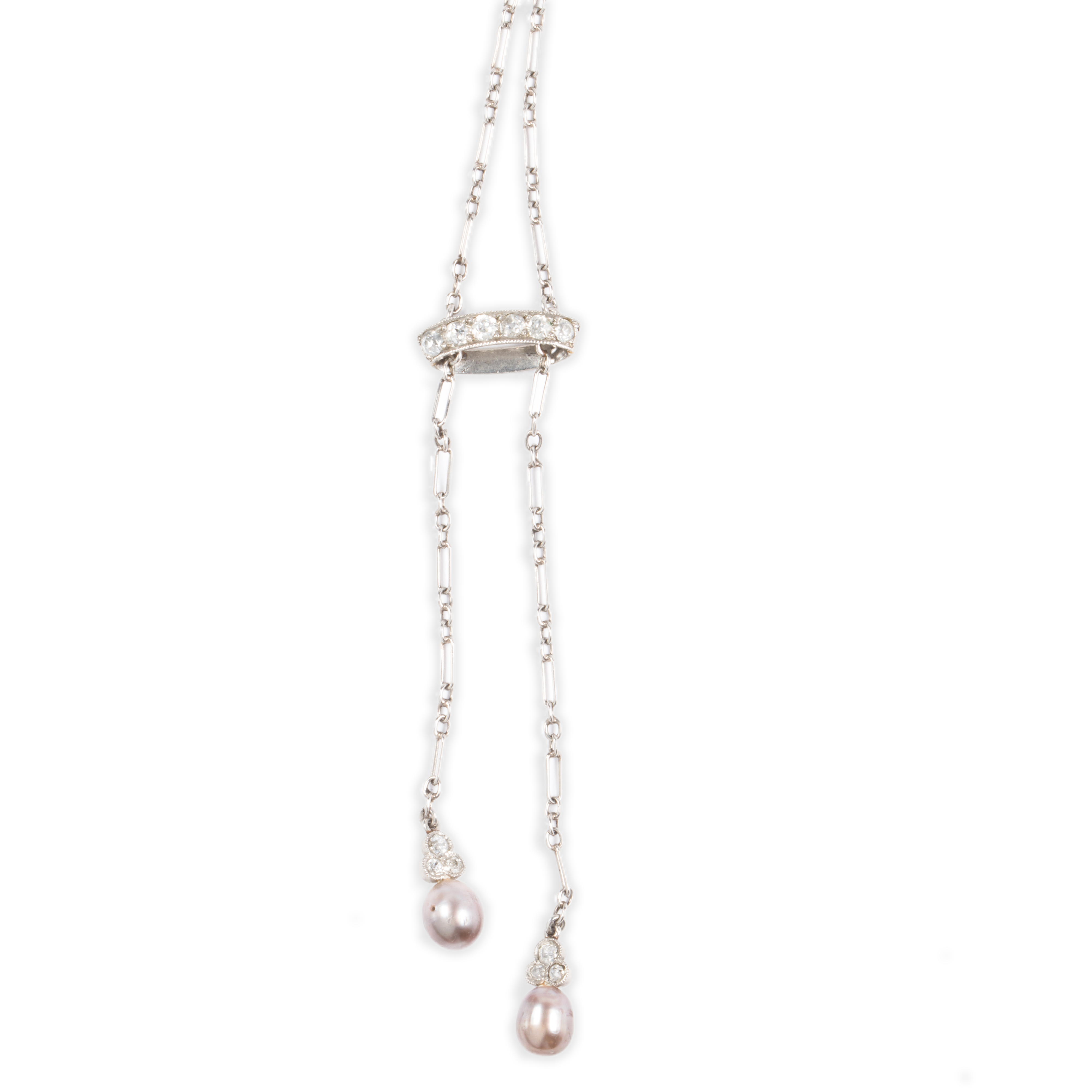 AN EDWARDIAN DIAMOND, PEARL, AND