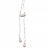 AN EDWARDIAN DIAMOND, PEARL, A