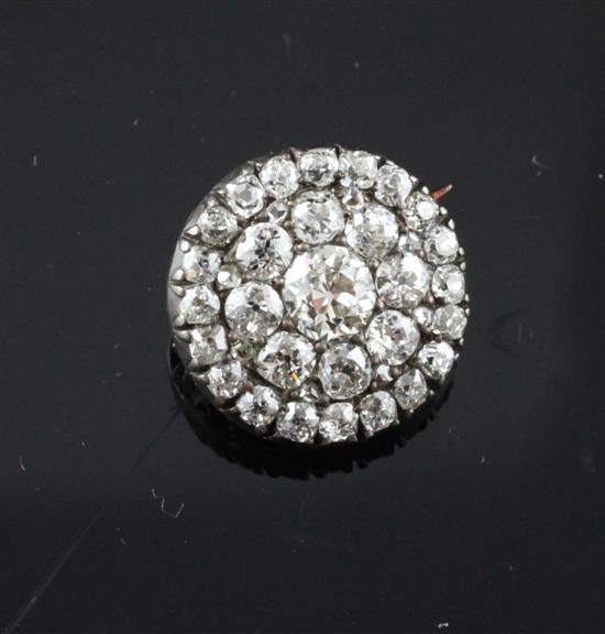 An Edwardian diamond set gold
